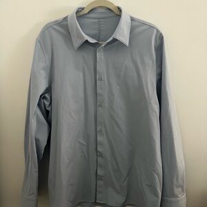 Lululemon Venture Classic Fit Light Blue Button-Down Shirt